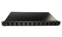 XtendLan 19" optesch Switchboard 12 Ports SC Duplex (24 FO Ports) zréckzéibar (1 of 1)