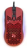 Геймърска мишка AROZZI FAVO Ultra Light Black-Red кабелна 16 000 dpi USB 7 бутона RGB черно-червена