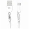 Swissten datakabel usb micro usb 1,0 m hvid