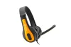 Fone de ouvido CANYON HSC-1 leve conector TRRS de 3,5 mm preto-amarelo