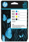 HP 950 Black 951 CMY Original Ink Cartridge 4-Pack