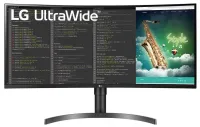 LG VA monitor 35WN75CP QHD ukrivljen 35" 3440x1440 300cd m2 5ms GtG 2x HDMI DP USB-C zvočnik (1 of 6)