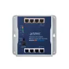 Planet industrial flat switch 8x 1Gb 4x PoE 30 60W 48-56V IP30 -20 60st sem ventilador thumbnail (2 of 3)