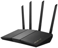 ASUS RT-AX57 kétsávos vezeték nélküli gigabites router 802.11ax 1xGbE WAN 4xGbE LAN 4x külső antenna fekete (1 of 4)