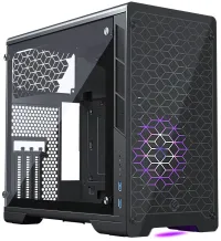 Metallic Gear від Phanteks NEO G Mini V2 iTX 120 мм вентилятор 2 x USB 3.0 RGB загартоване скло чорне (1 of 7)