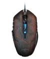 URage gamingmuis Morph - Apocalypse, bedraad, optisch, verlicht, 2400 dpi, 6 knoppen, USB, zwart