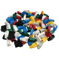 Schutz fir RJ45 Plug mat giel Bubble (1 of 1)