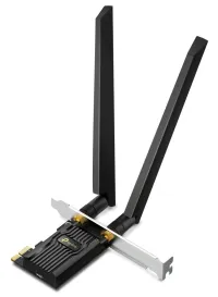 TP-Link Archer TXE72E AXE5400 Tri-Band Netwerkkaart WiFi 6E Bluetooth 5.3 574 Mbps 2,4 GHz 2402 Mbps 5 GHz 2402 6 GHz (1 of 1)