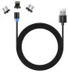 Colorway Charging Cable 3 in 1 Lightning+MicroUSB+USB-C Magnetic 2.4A Nylon 1m thumbnail (2 of 8)