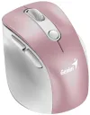 GENIUS Ergo 9000S Pro Pink duální Bluetooth + 24GHz 2400 dpi bezdrátová 6tlačítková dobíjecí RGB růžová thumbnail (2 of 3)