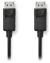 NEDIS kabel DisplayPort plugg DisplayPort - plugg Displayport 4K svart 3m thumbnail (2 of 2)