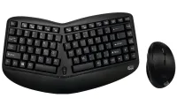 Adesso WKB-1150CB wireless set 24GHz mini multimedia ergo scroll key wheel mouse 800/1200/1600DPI (1 of 8)