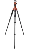 Rollei Tripod C5i, 20827, belastning 8 kg, förlängd 159 cm, aluminium, orange thumbnail (3 of 11)