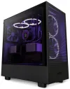 NZXT Gehäuse H5 Flow Edition 2x120 mm Lüfter USB 3.0 USB-C 3.1 transparentes seitliches Mesh-Panel schwarz thumbnail (1 of 6)