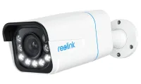 Reolink P430 8MPx ceamara IP lasmuigh 3840x2160 sliotán SD piléar suas le cosaint 256GB raon fuaime IP67 PoE suas le 30m (1 of 2)