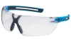 UVEX Side x-fit glasses for PC clear 2C-12; SV excellence modern look frame. blue anthracite without travel