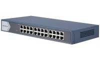 HIKVISION switch DS-3E0524-E(B) 24x port 10 100 1000 Mbps RJ45-portar 48 Gbps strömförsörjning 220 VAC 0,7 A (1 of 2)