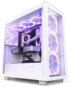 Gabinete NZXT H7 Elite Edition ATX 4x 140mm (3x RGB) ventoinha USB-C 2x USB de vidro. paredes laterais painel branco