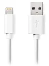 NEDIS Synchronisations- und Ladekabel Apple Lightning 8-poliger Stecker – USB-A-Stecker weiß 1 m