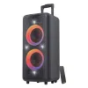 FENDA F&D alto-falante para festa PA300 carrinho 100W BT USB rádio FM entrada óptica microfone sem fio controle remoto