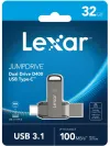 Unidad flash Lexar JumpDrive D400 de 32 GB con doble USB-C y USB-A 3.1 (lectura de hasta 100 MB/s) thumbnail (4 of 4)