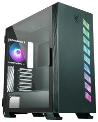 MSI omarica MAG VAMPIRIC 300R MIDNIGHT GREEN brez vira napajanja levo temp. steklo 1x 120mm ARGB 1x USB3.1 Type-C 2x USB3.0 zelena (1 of 9)