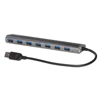 I-tec USB HUB METAL 7 portar USB 3.0 strömadapter metall (1 of 1)