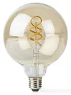 NEDIS Wi-Fi Smart LED Filament Bulb E27 G125 49W 230V 360lm Warm to Cool White 1800 - 6500K Dimmable