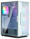 Zalman Gehäuse I3 Neo Mittelturm ATX 4x120 RGB 2xUSB 3.0 1xUSB 2.0 Glasseite weiß thumbnail (1 of 3)