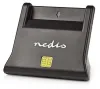 NEDIS Chipkartenleser CRDRU2SM3BK Smart Card ID-1 eCitizen Standard biometrische Chips USB 2.0 schwarz thumbnail (1 of 5)