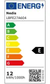 NEDIS LED-lamp E27 A60 12 W 220 V 1521 lm 2700 K warm wit retrostijl thumbnail (2 of 2)