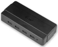 I-tec USB HUB Charging 4 ports 1 charging port USB 3.0 power adapter black (1 of 3)