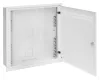 Solarix cabinet SOHO LC-18 to the wall with rails 2U 4U and 11U 550x550x150mm white RAL 9003 with frame for wall mounting thumbnail (2 of 4)