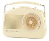 NEDIS table radio AM FM battery powered mains powered analog 4.5 W BT output for headphones beige thumbnail (2 of 5)