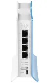 MikroTik RouterBOARD RB941-2nD-TC hAP-Lite 650Mhz CPU 32MB RAM 4xLAN 2.4Ghz 802b g n ROS L4 obudowa PSU thumbnail (3 of 6)