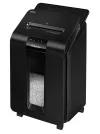 FELLOWES shredder AutoMax 100 M cross microcut 4x10 mm bin toirt 23 l leibhéal rúndachta cineál 2 - rúnda dubh