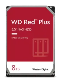 WD RED PLUS 8 TB WD80EFPX SATA 6 Gb z wewnętrznym dyskiem 35" 5640 obr./min 256 MB (1 of 1)