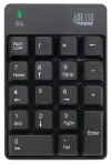 Adesso WKB-6010UB Clavier numérique sans fil 2,4 GHz résistant aux éclaboussures USB Noir