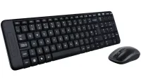 Logitech set MK220 Draadloos toetsenbord + muis 2 4GHz USB-ontvanger CZ zwart (1 of 2)