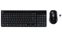 HAMA set Trento clavier + souris sans fil 24GHz nano USB CZ+SK noir (1 of 7)