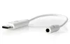 NEDIS USB-C адаптер USB-C Plug - 35 mm жак гнездо бяло 15 cm