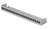 Ubiquiti 24-Port Blank Keystone Patch Panel - 19" rack panel za keystone silver 1U (1 of 6)