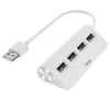 HAMA USB HUB 4 Ports USB 2.0 480 Mbit mit Weiß thumbnail (1 of 2)