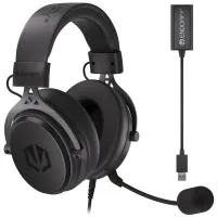 Endorfy VIRO Plus USB wired headset with detachable USB microphone black (1 of 11)