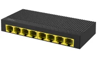 Przełącznik Imou SG108C 8x port Gigabit 10 100 1000 Mbps porty RJ45 16 Gbps zasilacz DC5V1A czarny (1 of 1)