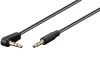 PremiumCord Kabel Jack 3,5 mm - złącze 3,5 mm 90° M M 1 m, czarny thumbnail (1 of 1)