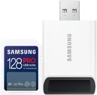 Samsung SDXC 128GB PRO ULTIMATE + adattatore USB (1 of 3)