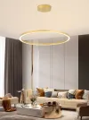 IMMAX NEO FINO SMART Lampada a sospensione 1 cerchio 80cm 60W oro Zigbee 3.0 TUYA thumbnail (7 of 8)