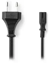 NEDIS strömkabel 230V för adaptrar som ansluter Euro-kontaktkontakt IEC-320-C7 tvåradig svart 2m thumbnail (2 of 2)