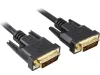 PremiumCord DVI-D anslutningskabel dual-link DVI(24+1) MM 2m svart